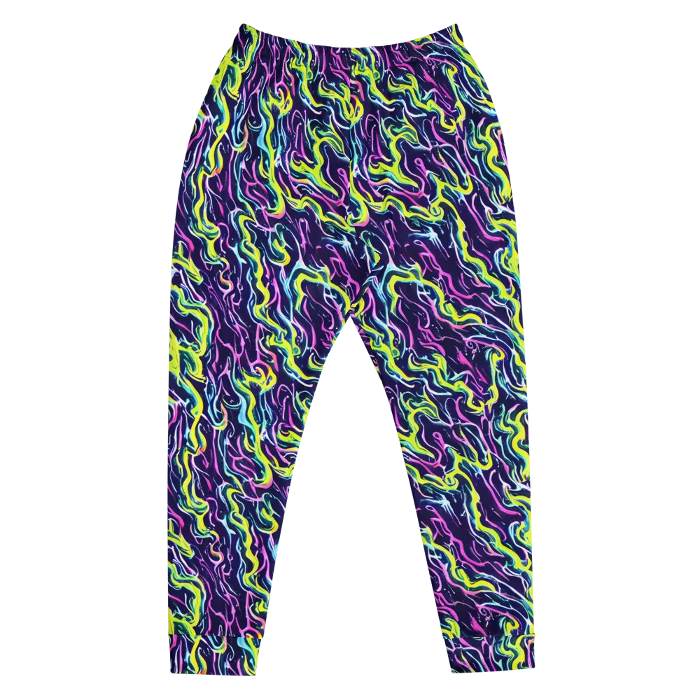 Acid Ribbons on Men's Joggers — Front