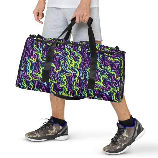 Acid Ribbons on a Duffle Bag
