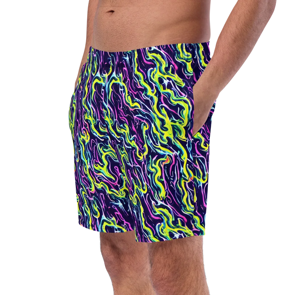 Acid Ribbons on Swim Trunks — Left Front