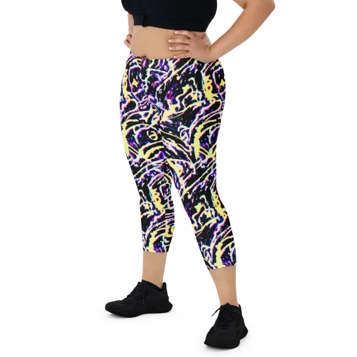 Plasma Vine on a Capri Leggings