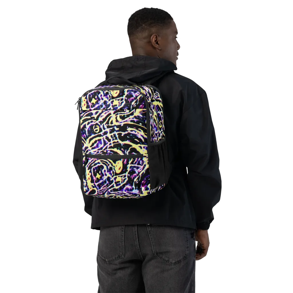 Plasma Vine on Utility Backpack — Back