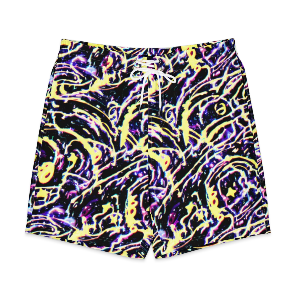 Plasma Vine on Men's Board Shorts — Front