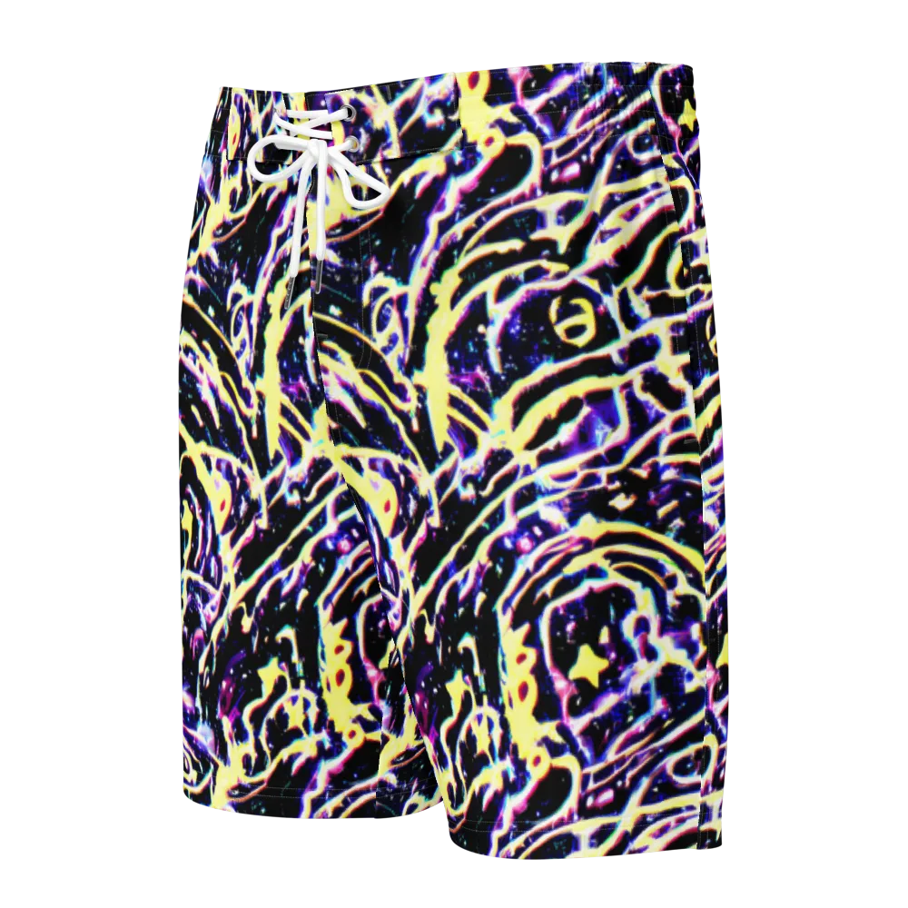 Plasma Vine on Men's Board Shorts — Front