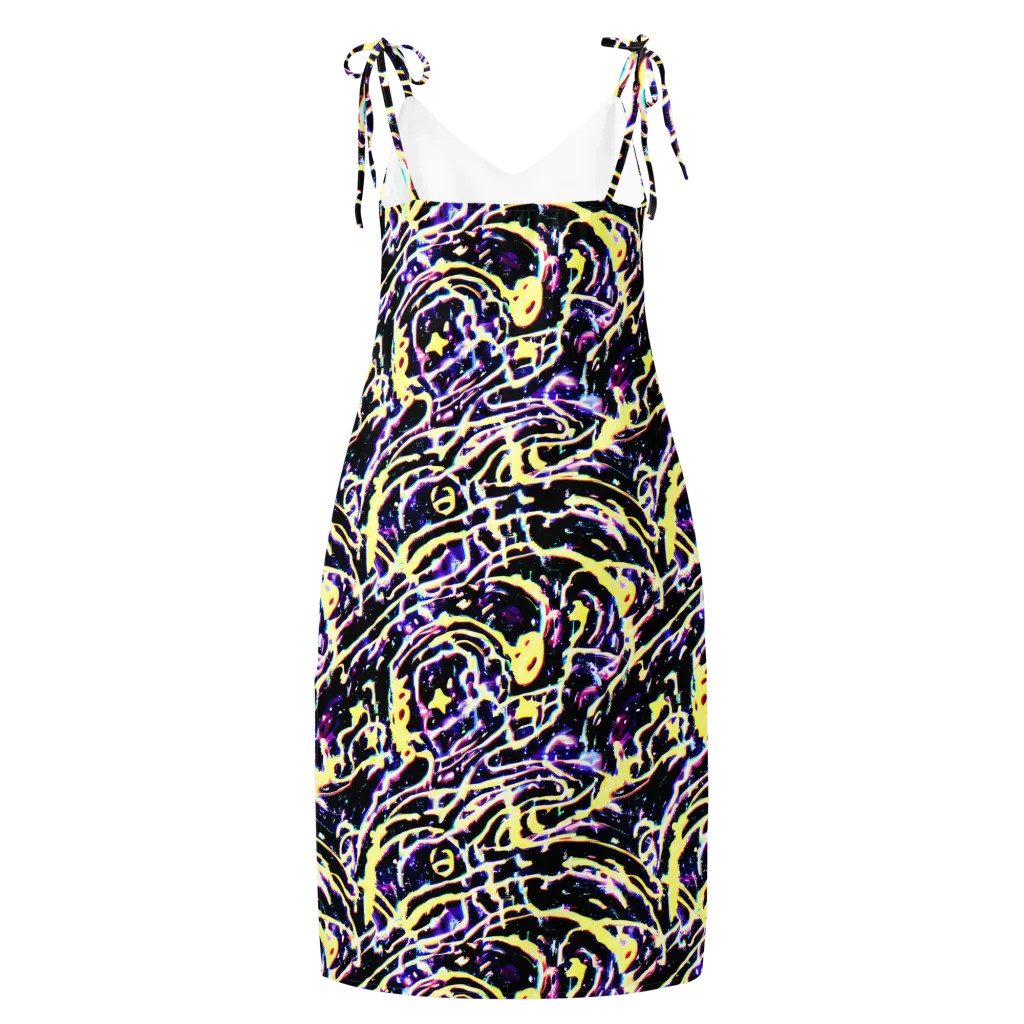 Plasma Vine on Slip Dress — Back