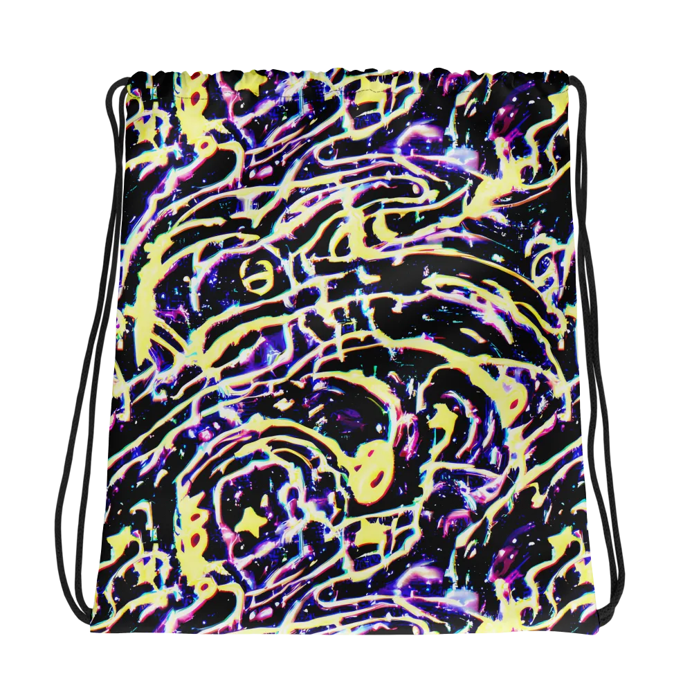 Plasma Vine on Drawstring Bag — Photo