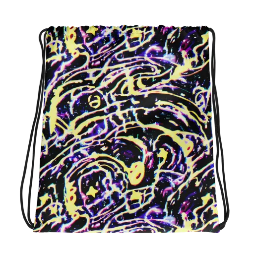 Plasma Vine on a Drawstring Bag