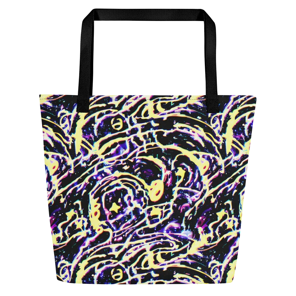 Plasma Vine on Large Tote Bag W/ Pocket — Front