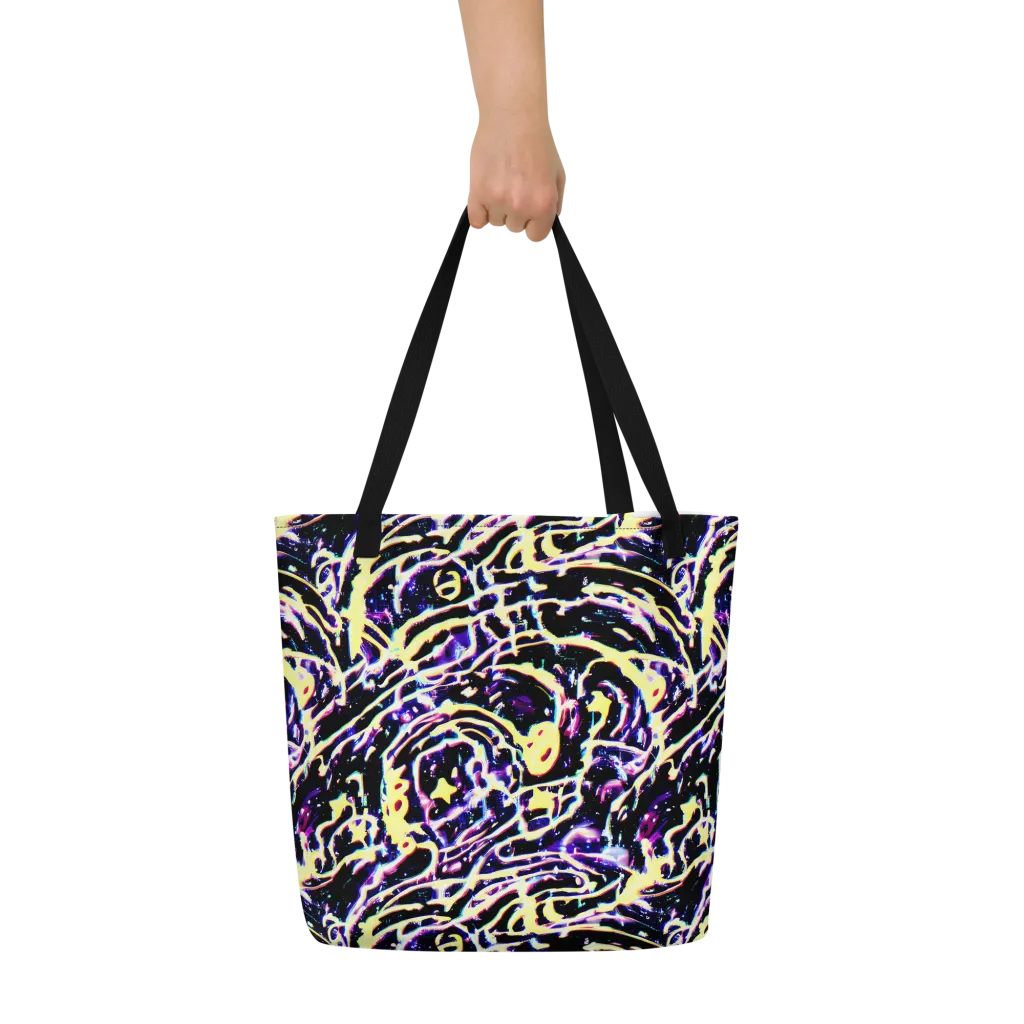 Plasma Vine on Large Tote Bag W/ Pocket — Front