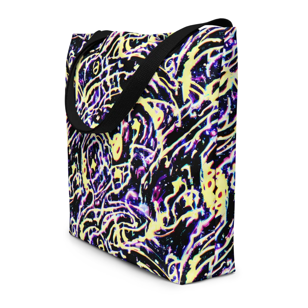 Plasma Vine on Large Tote Bag W/ Pocket — Front