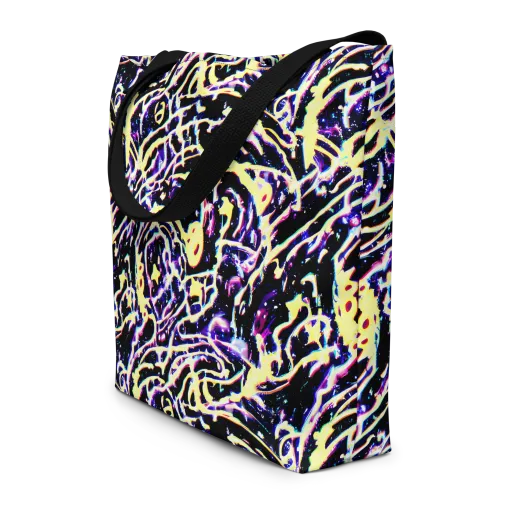 Plasma Vine on a Large Tote Bag W/ Pocket