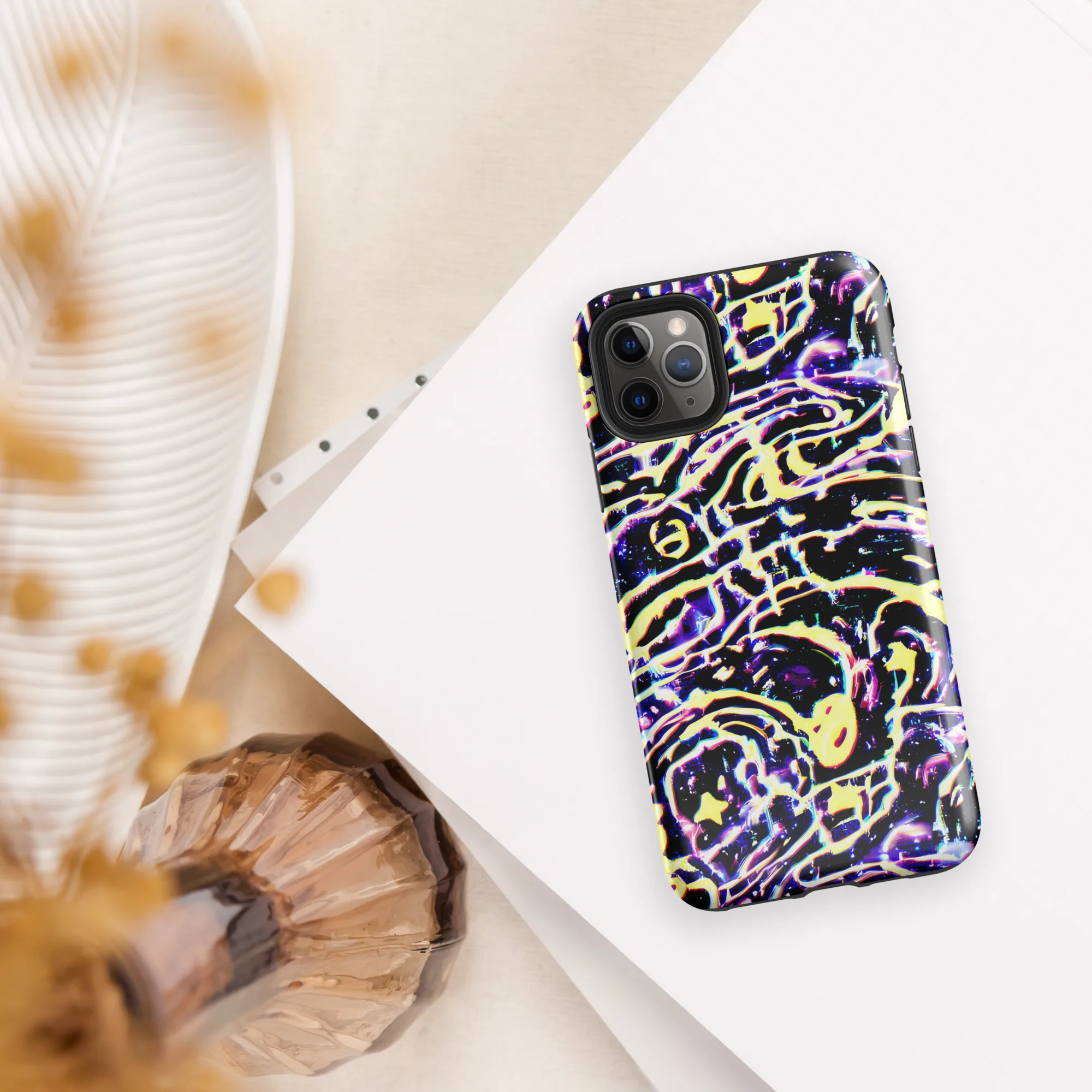 Plasma Vine on Tough Case for iPhone® — Front