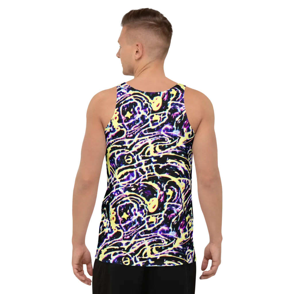 Plasma Vine on Men's Tank Top — Back