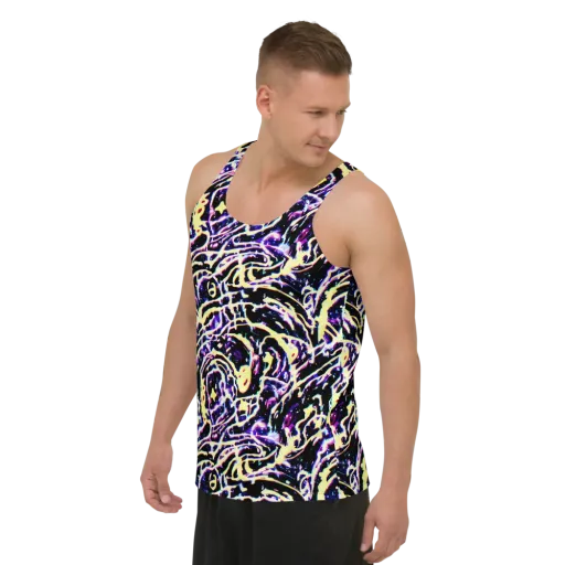 Plasma Vine on a Men's Tank Top