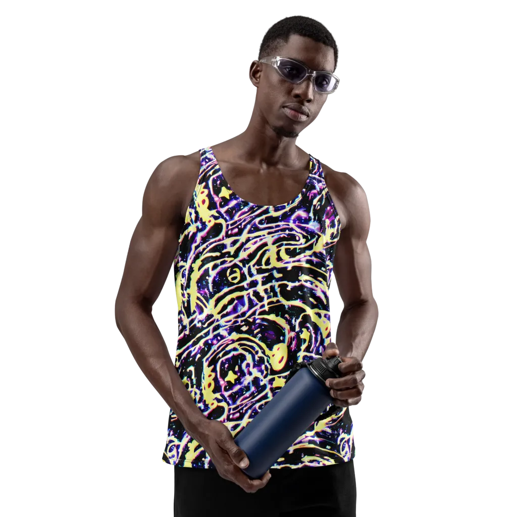 Plasma Vine on Men's Tank Top — Front