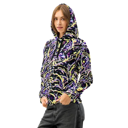 Plasma Vine on a Cotton Hoodie