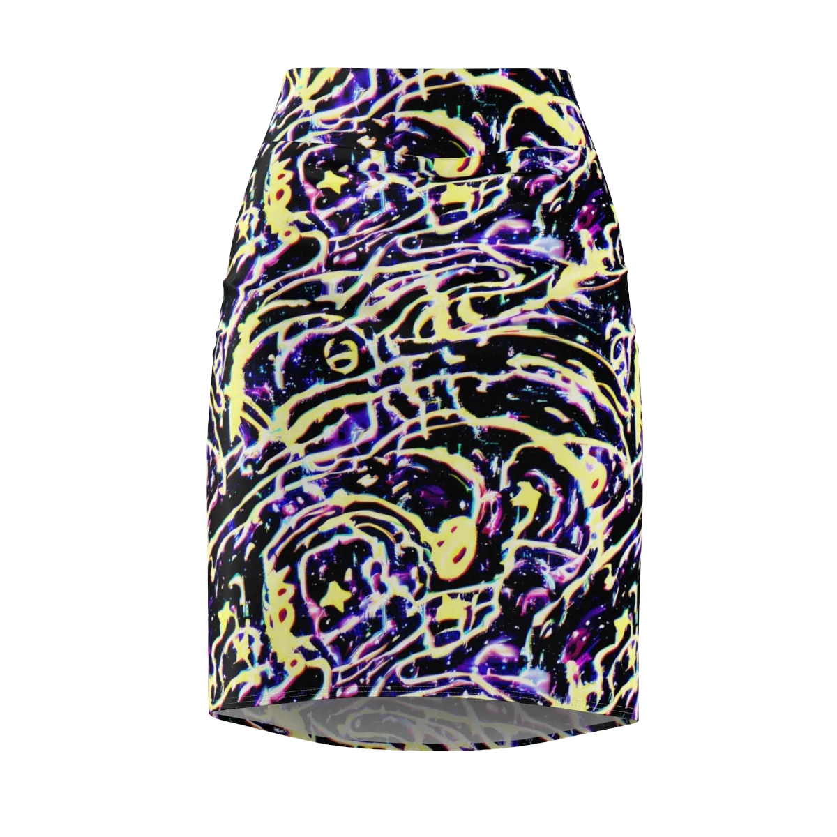 Plasma Vine on Pencil Skirt — Front