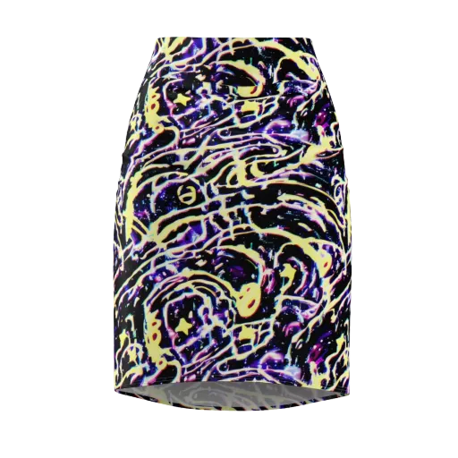 Plasma Vine on a Pencil Skirt