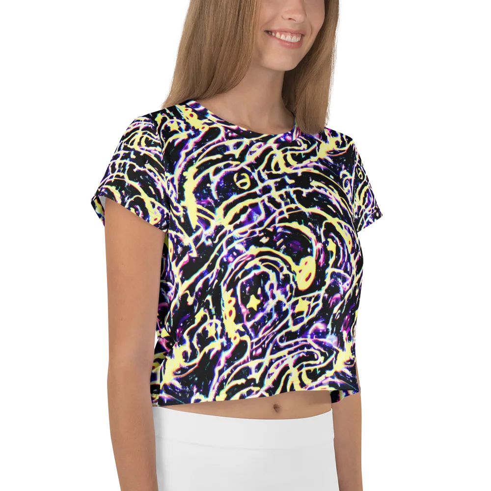 Plasma Vine on Crop Tee — Right