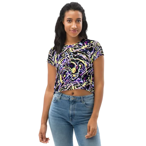 Plasma Vine on a Crop Tee