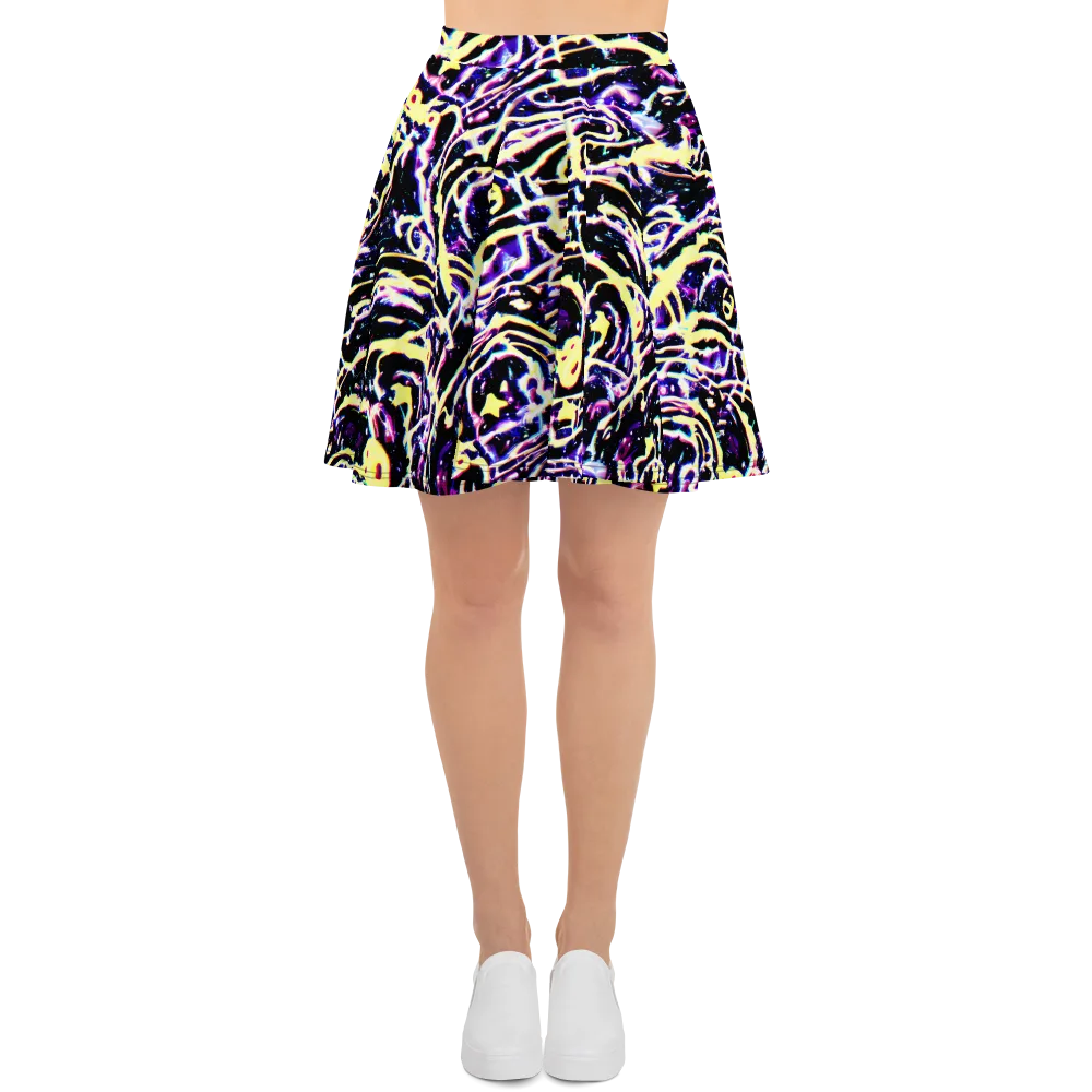 Plasma Vine on Skater Skirt — Front