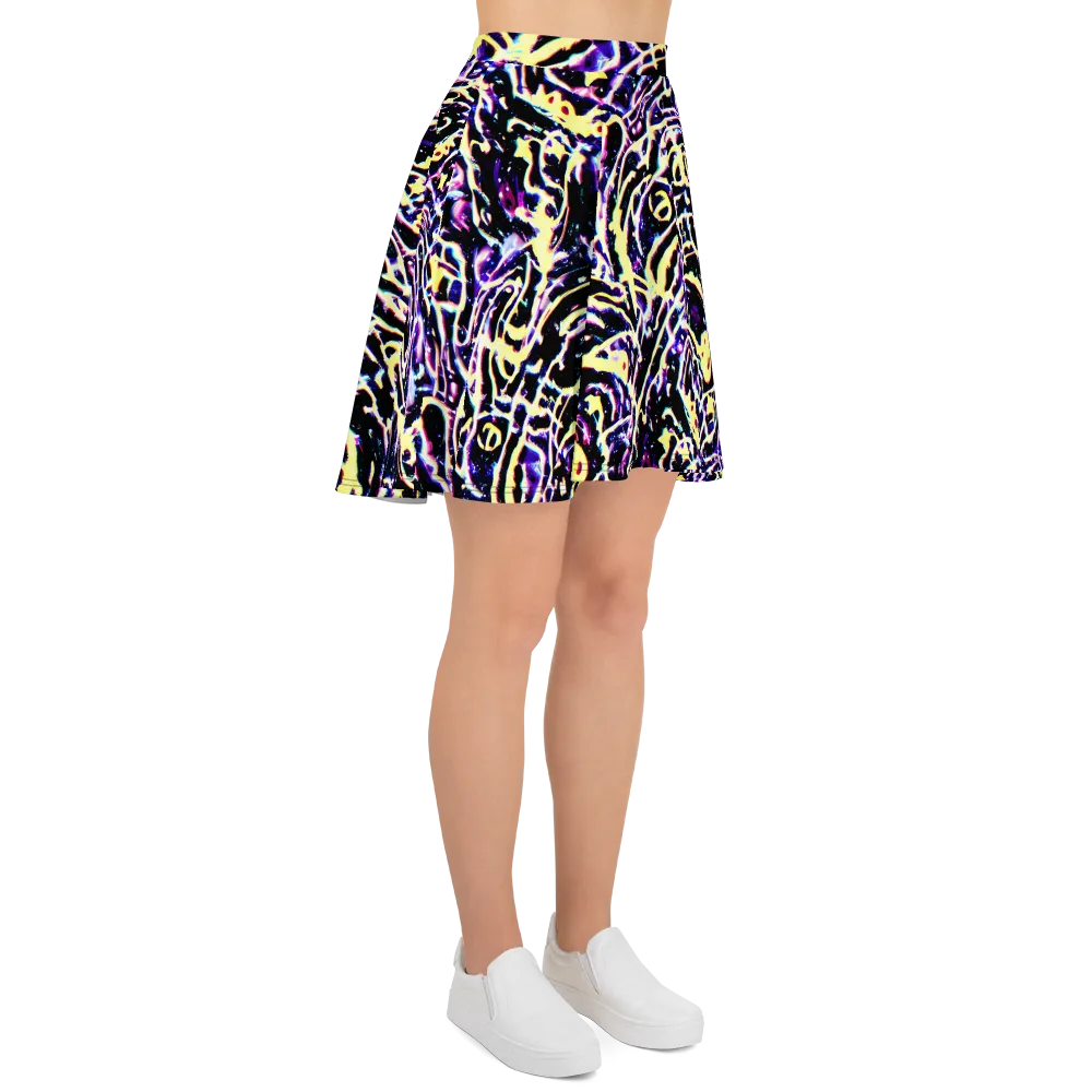 Plasma Vine on Skater Skirt — Right