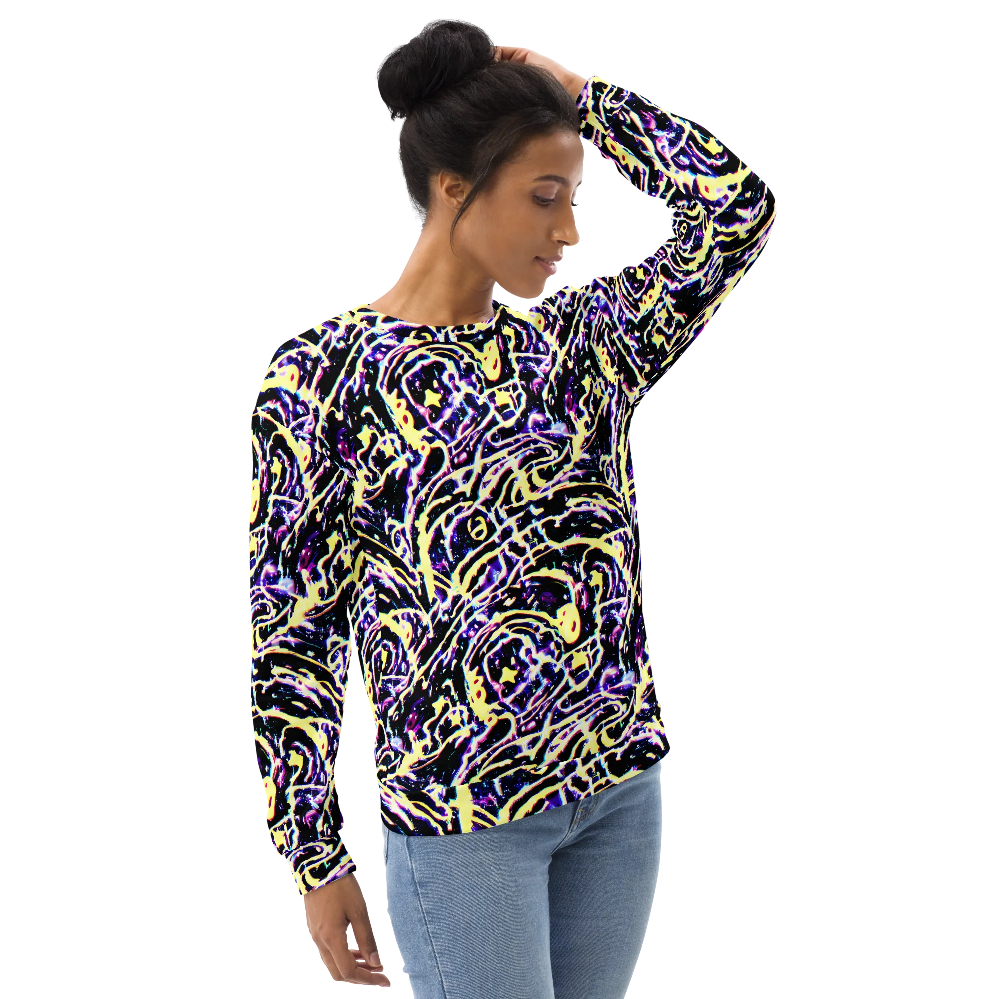 Plasma Vine on Sweatshirt — Right Front