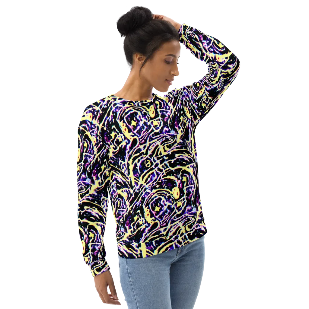 Plasma Vine on Sweatshirt — Right Front