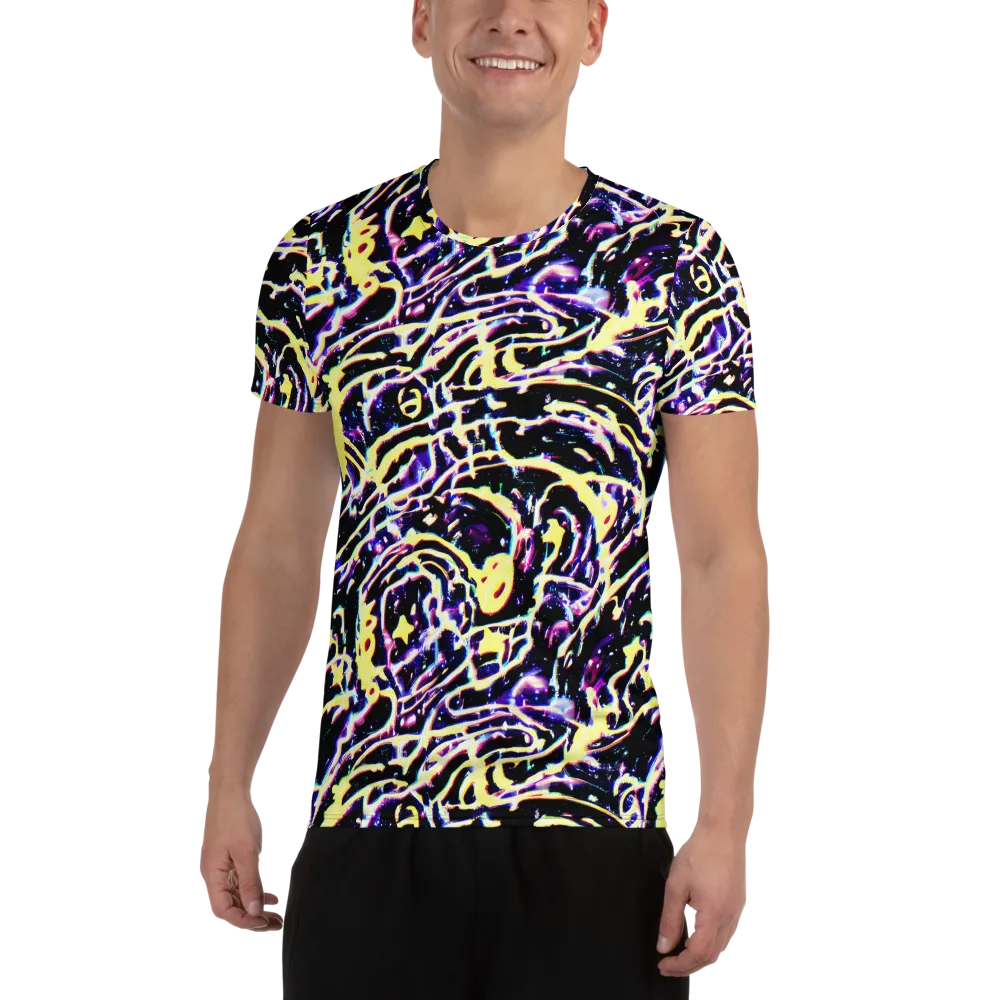 Plasma Vine on Men's Athletic T-Shirt — Front