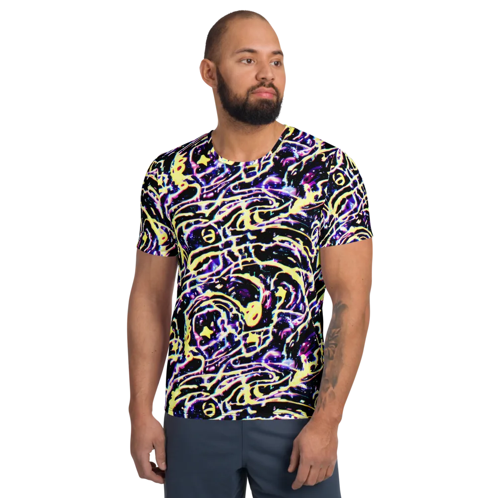 Plasma Vine on Men's Athletic T-Shirt — Front