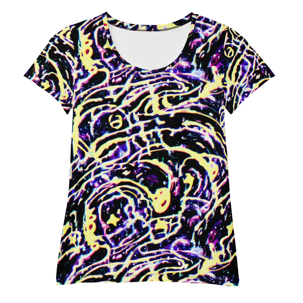 Plasma Vine on Women's Athletic T-Shirt — Front