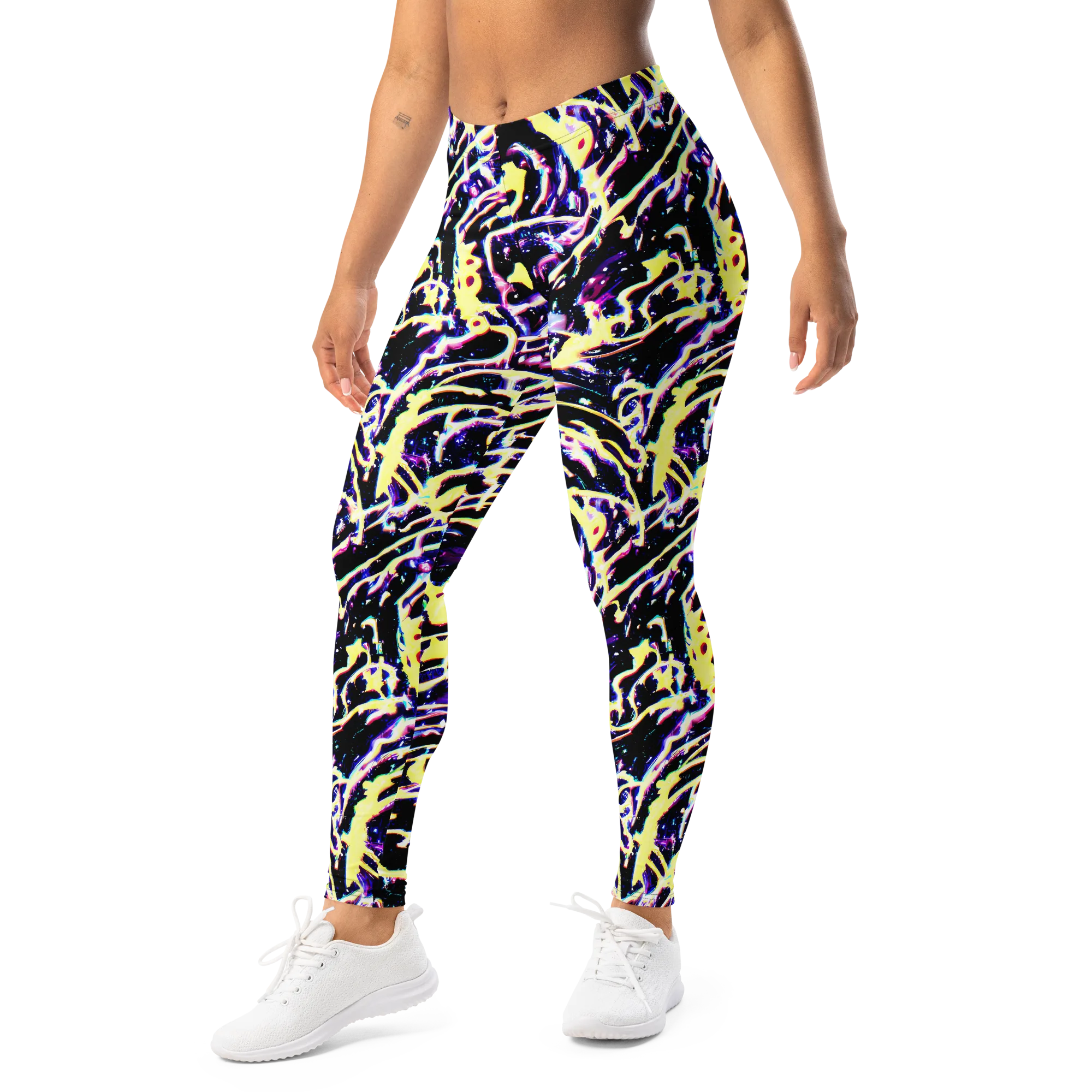 Plasma Vine on Leggings — Left Front