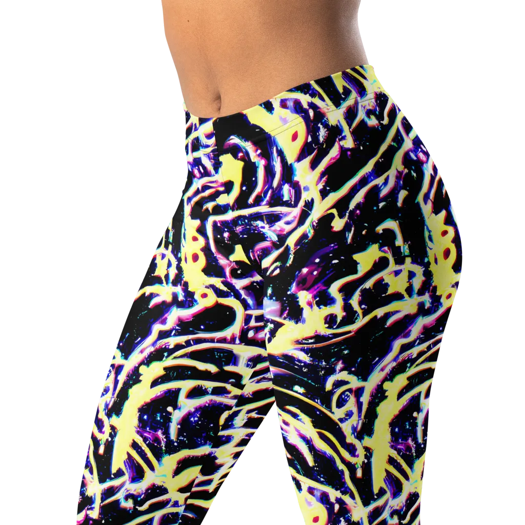 Plasma Vine on Leggings — Left Front