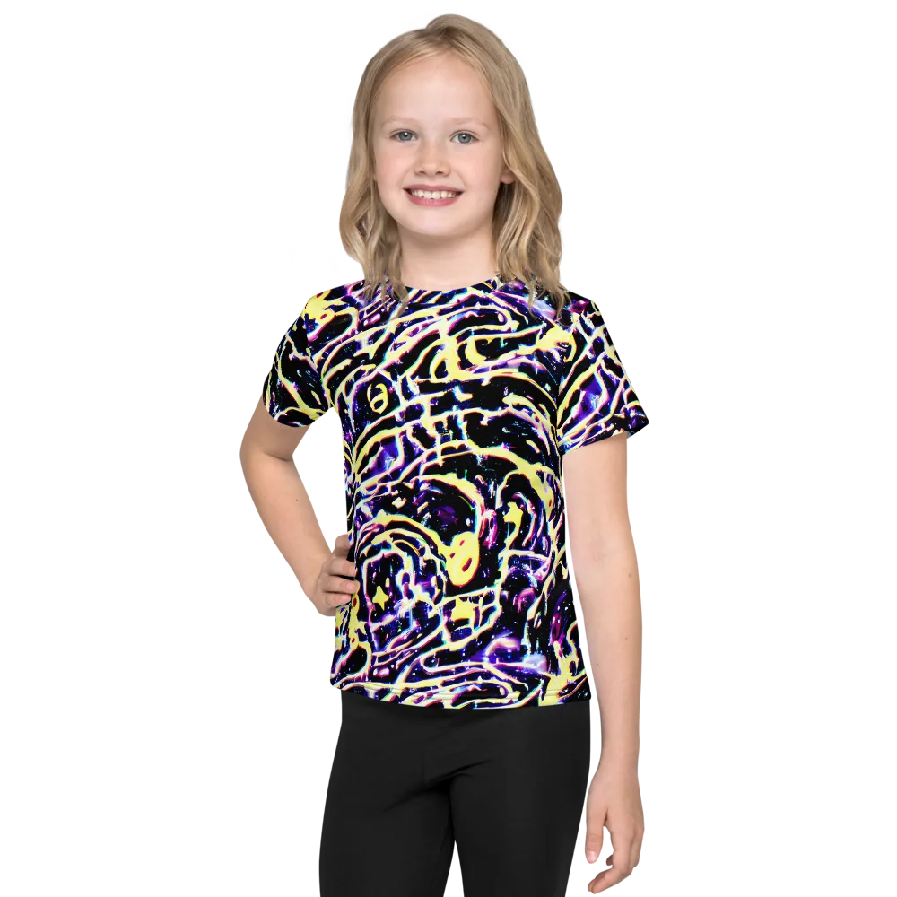 Plasma Vine on Kids Crew Neck T-Shirt — Front