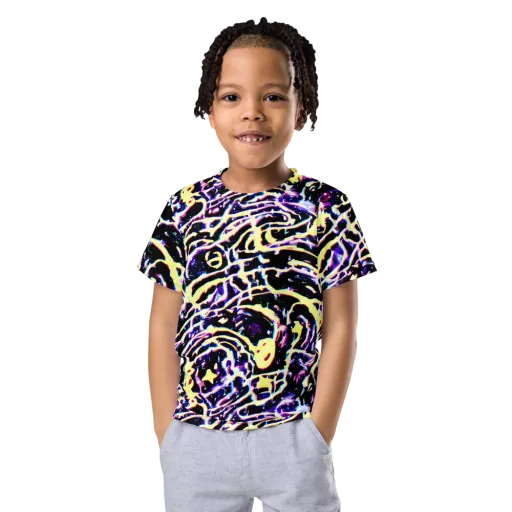 Plasma Vine on a Kids Crew Neck T-Shirt