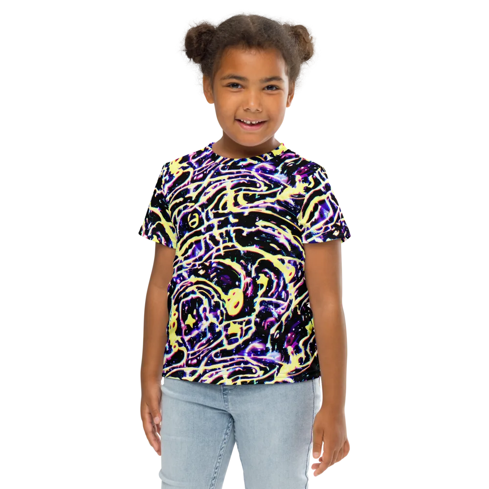 Plasma Vine on Kids Crew Neck T-Shirt — Front