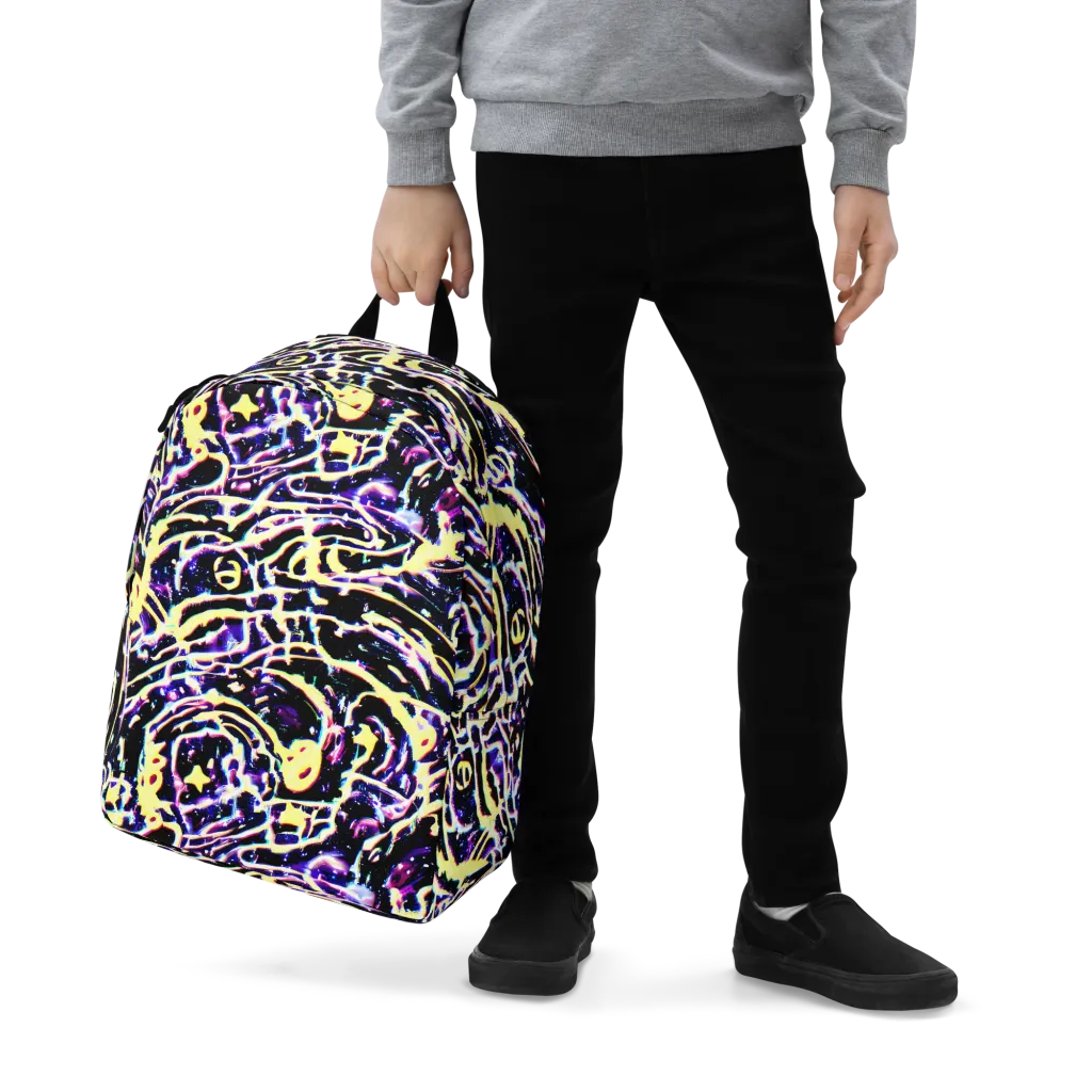 Plasma Vine on Minimalist Backpack — Zoomed-in