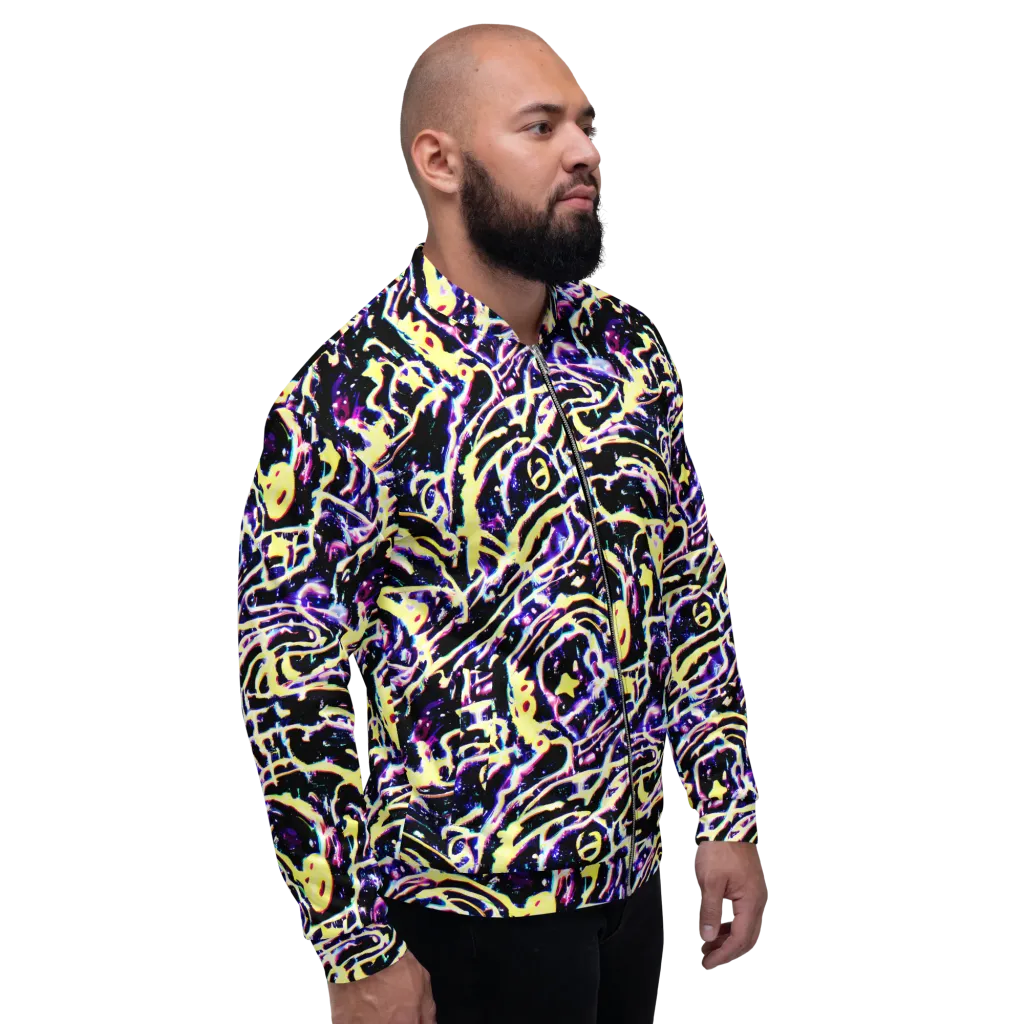 Plasma Vine on Bomber Jacket — Right