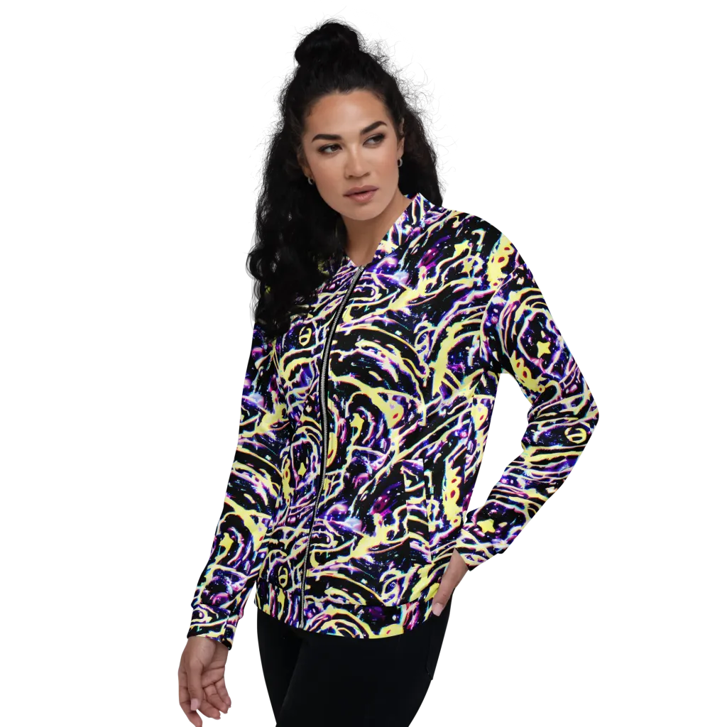 Plasma Vine on Bomber Jacket — Left