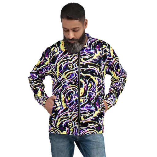 Plasma Vine on a Bomber Jacket