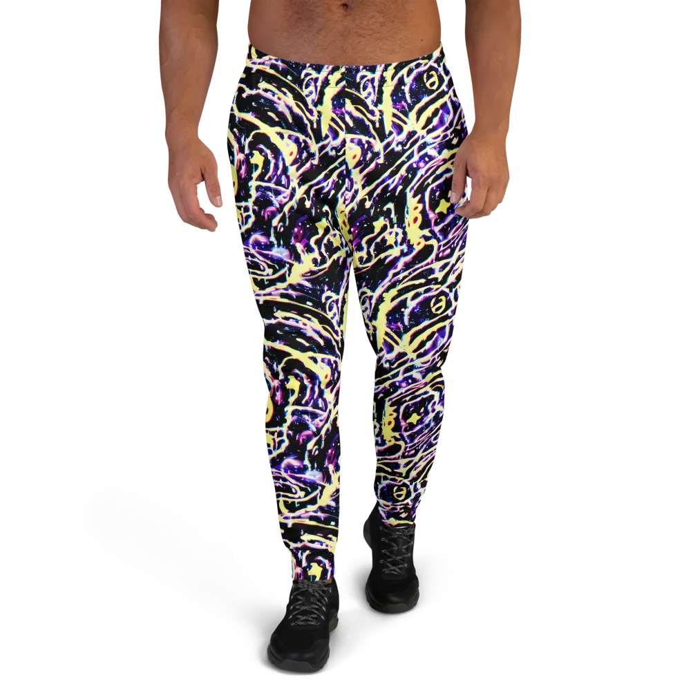 Plasma Vine on Men's Joggers — Front