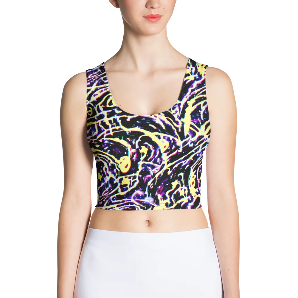 Plasma Vine on Crop Top — Front