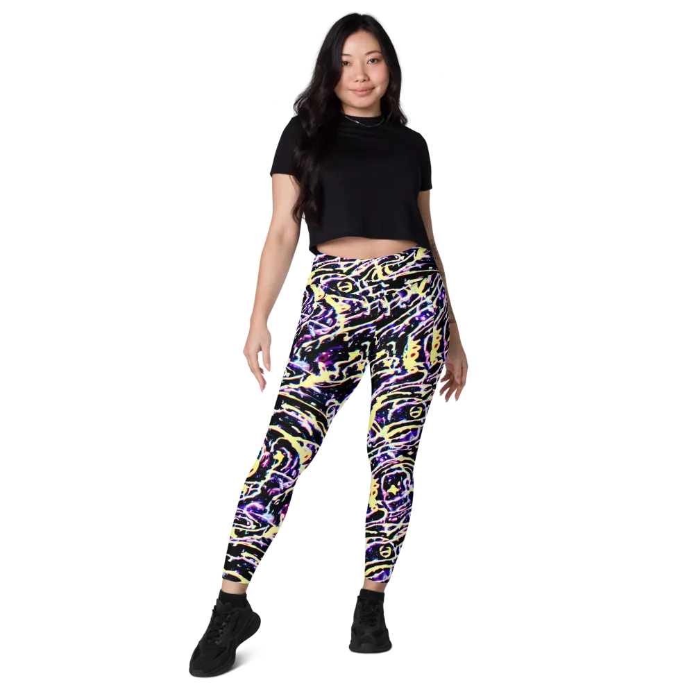 Plasma Vine on Leggings with Pockets — Front