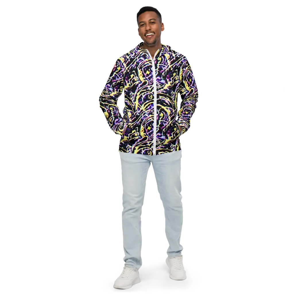 Plasma Vine on Men's Windbreaker — Front