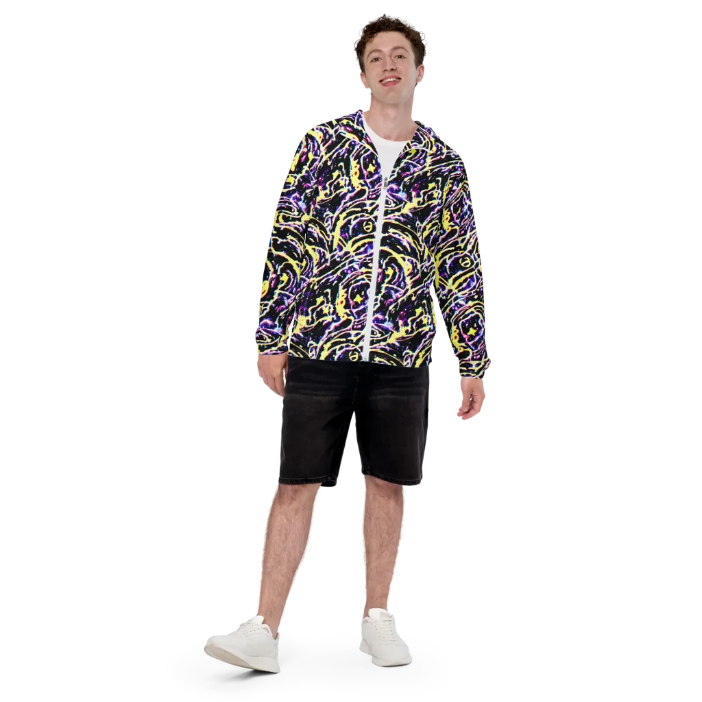 Plasma Vine on Men's Windbreaker — Front