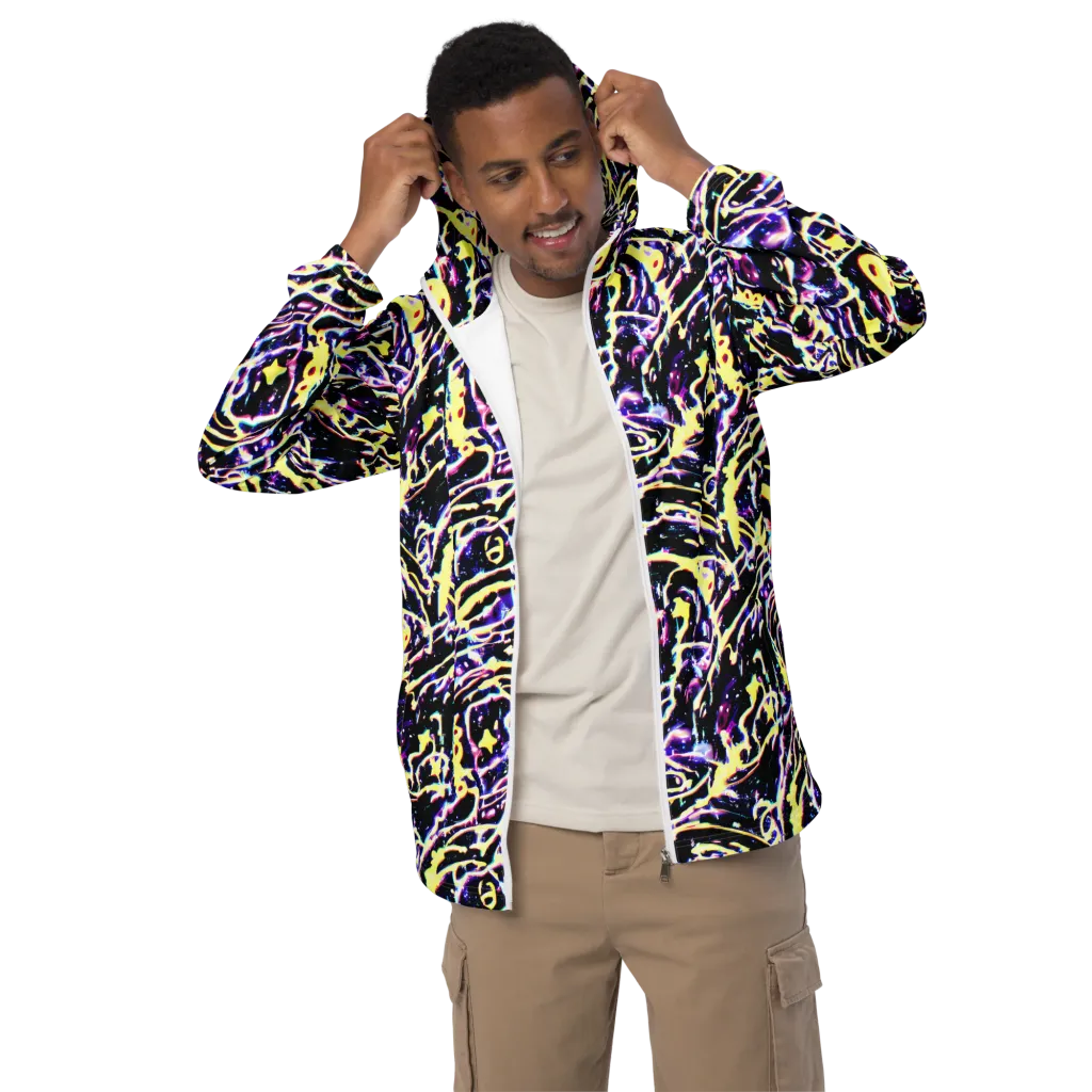 Plasma Vine on Men's Windbreaker — Front