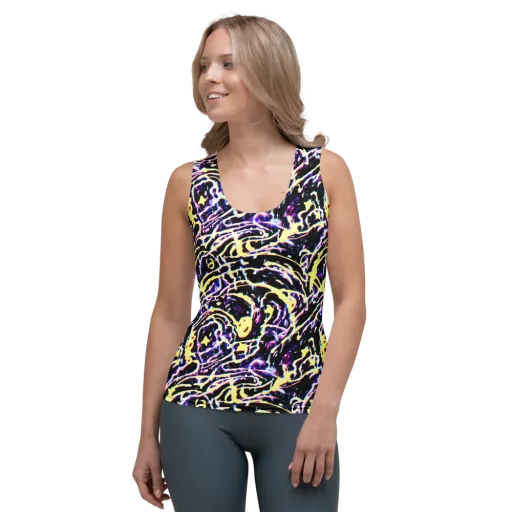 Plasma Vine on a Women's Tank Top