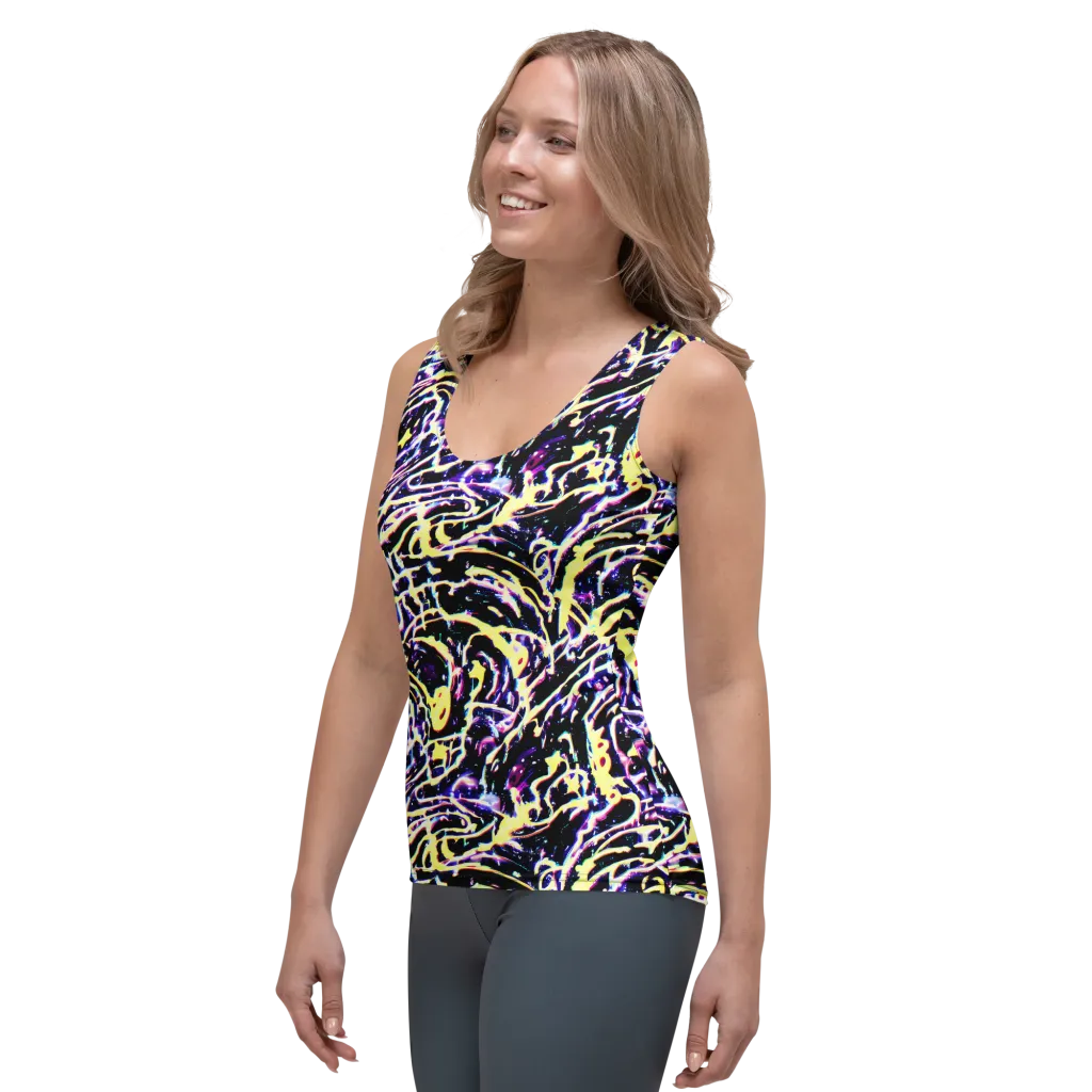 Plasma Vine on Women's Tank Top — Left Front