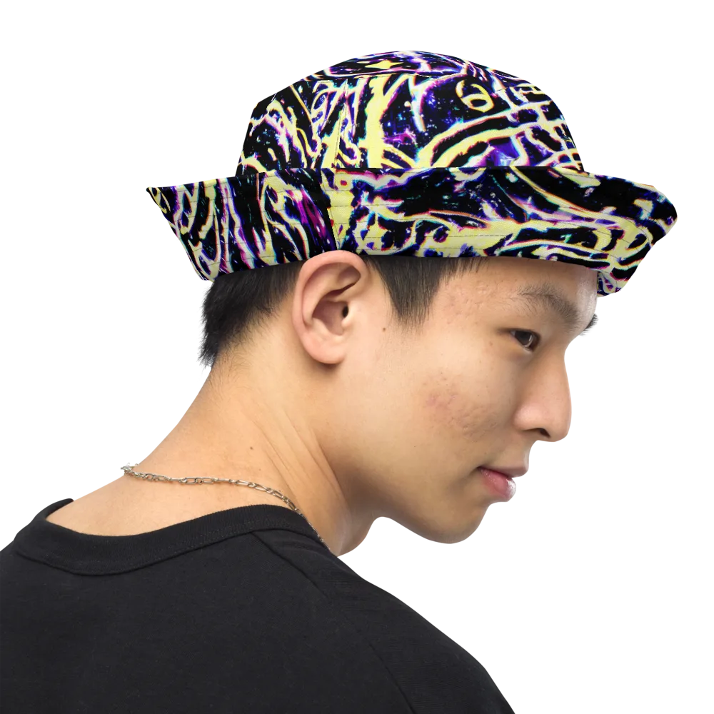 Plasma Vine on Reversible Bucket Hat — Right Outside