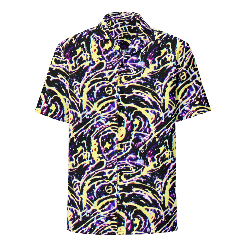 Plasma Vine on Button Shirt — Front