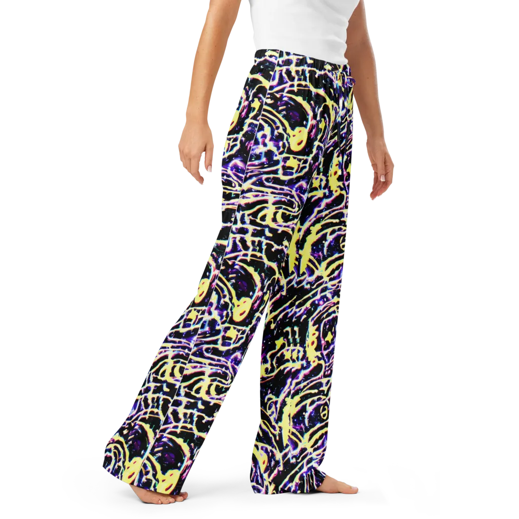 Plasma Vine on Women's Pajama Pants — Right Front